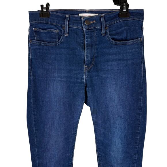 Levi's Jeans Women 30 Blue Denim 5-Pockets Mid-Rise Slimming Skinny Leg Classic - Picture 3 of 16